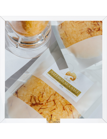 Golden Salt (Saffron Sea Salt) 120 Grams